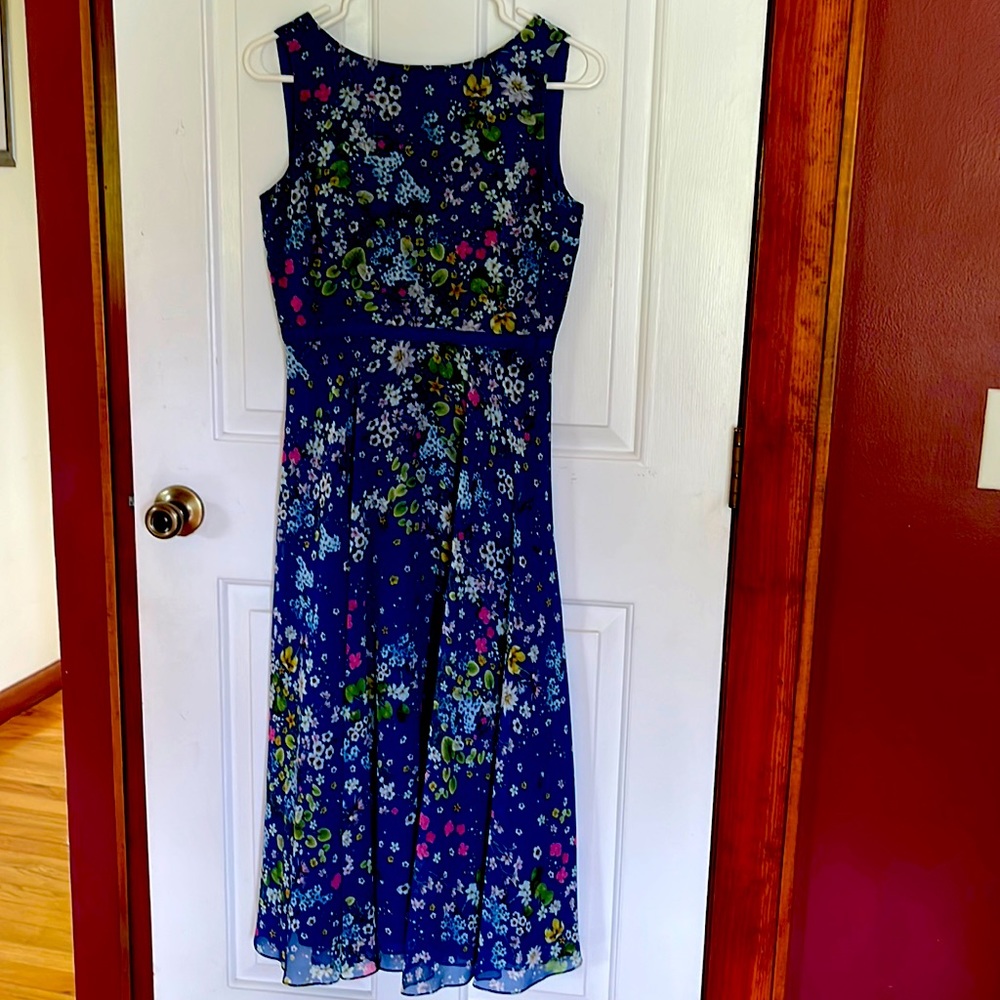Petite Floral Midi Dress